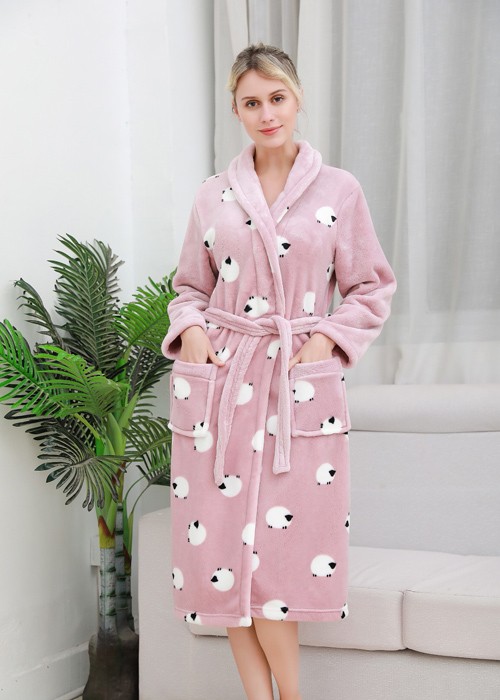 Animal Pattern Ladies Nightgown