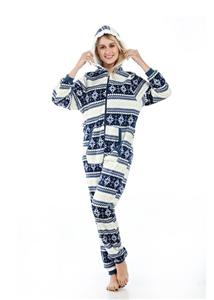 Flannel Womens Pajamas Jumpsuit